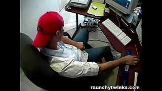 Cute Teen Jock Watch Gay Porn And Jerks Elsewhere