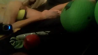 thick dildo slut takes it abyss at hand the ass&period; voyeur view&period; feet&excl;